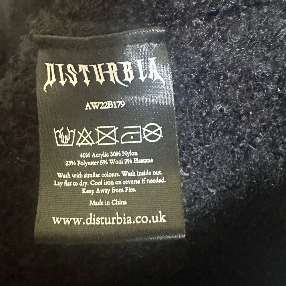 RARE Disturbia Celestial Embroidered Sweater - Picture 13 of 14